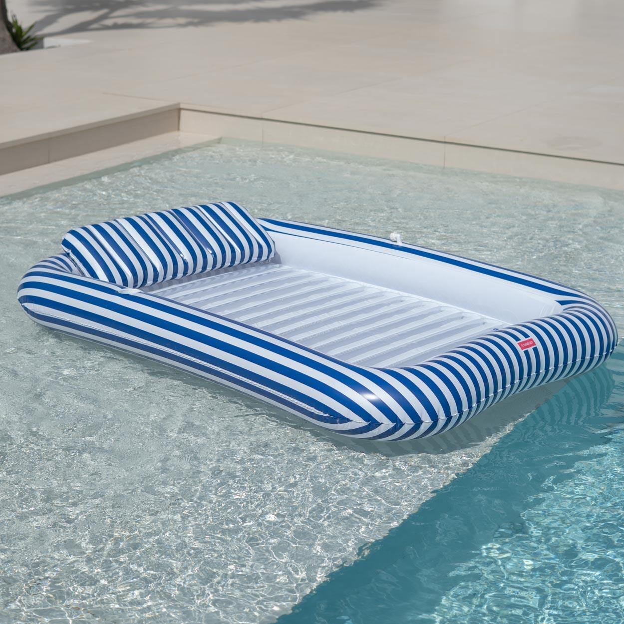 Flamingueo Flotador gigante tumbona pvc amarillo 6/7