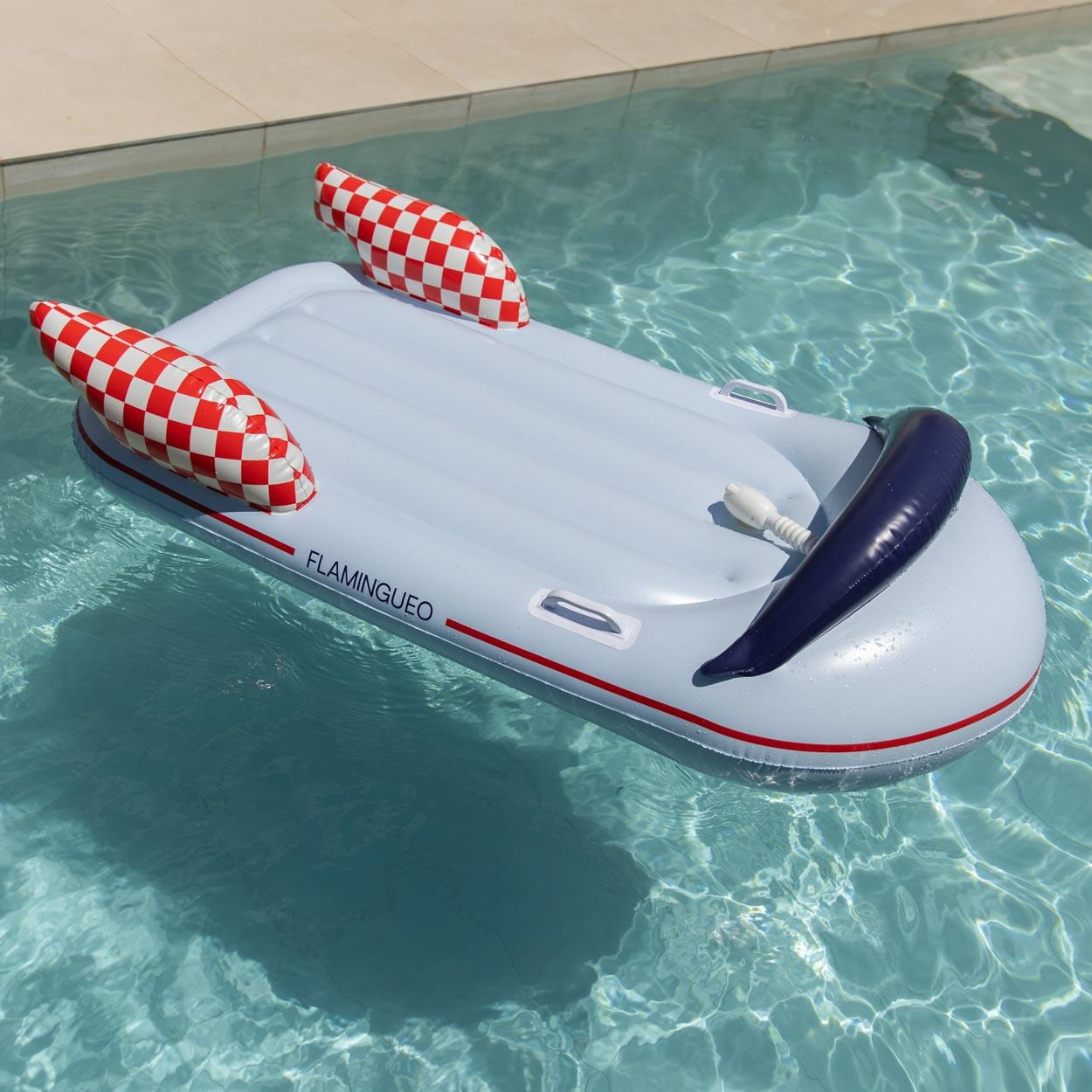 Flamingueo Bouee Piscine Enfants PVC Bleu 2/7