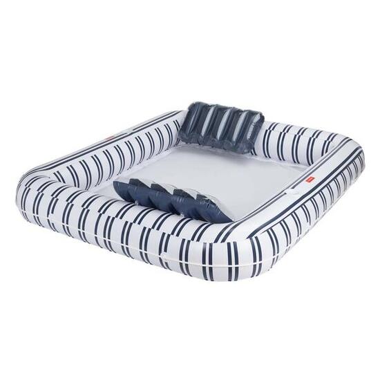 Flamingueo Bouee Piscine Matelas Gonflable PVC Bleu