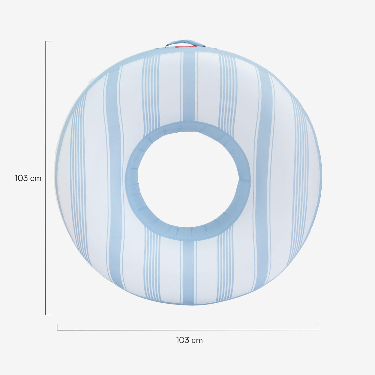 Flamingueo Flotador Donut Premium PVC Con Cuerda Azul 6/6