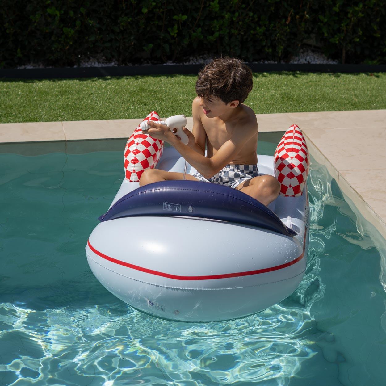 Flamingueo Bouee Piscine Enfants PVC Bleu 7/7