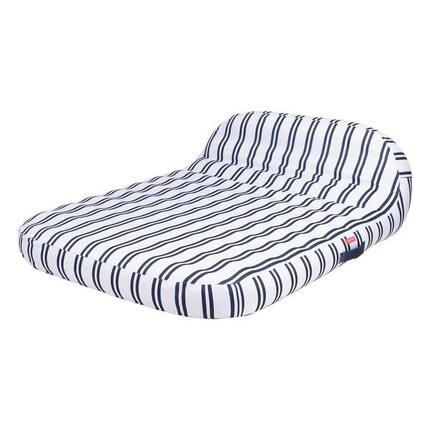 Flamingueo Dubbele Opblaasbare Ligstoel Zwembad Float PVC Blauw