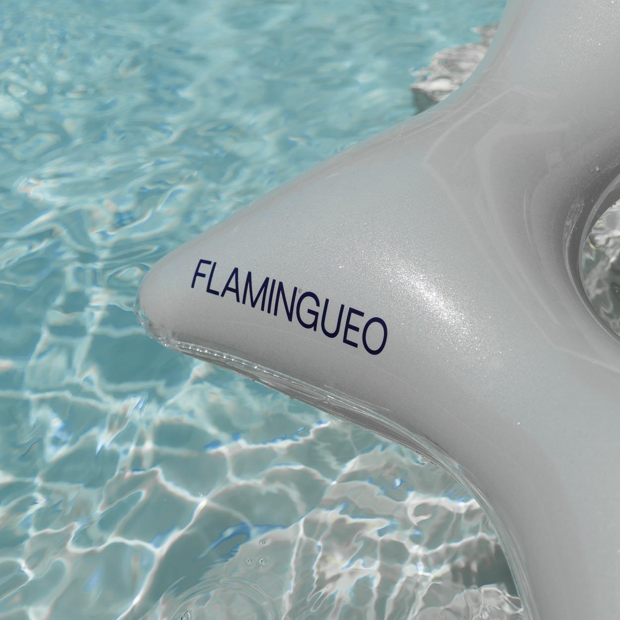 Flamingueo Bouee Piscine Enfants PVC Argent 6/7