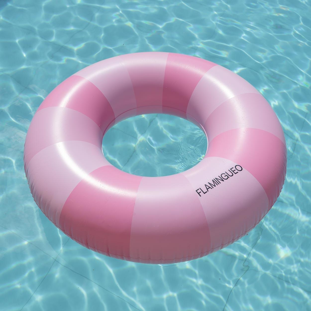 Flamingueo Bouée Gonflable PVC Donut Rose 3/7