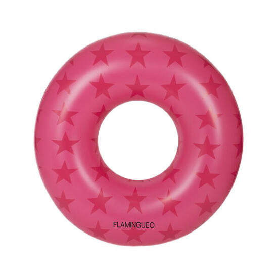 Flamingueo Giant Donut Float Stars PVC Blaue Poolmatte