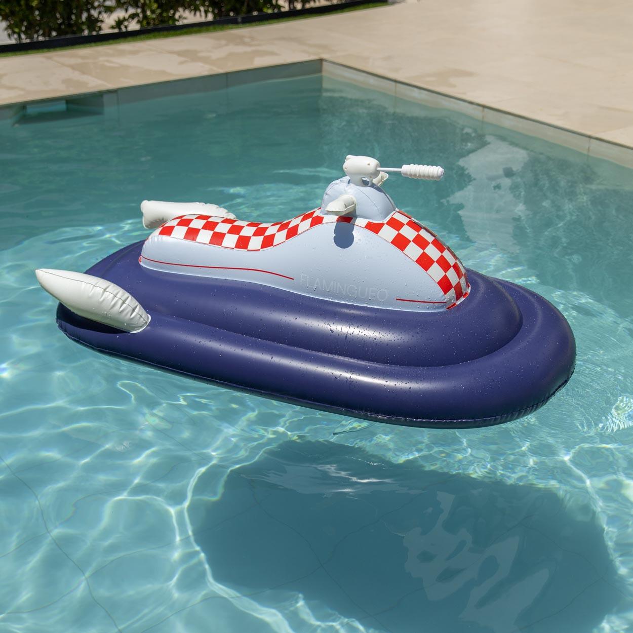 Flamingueo Flotador Colchoneta Piscina Niños PVC Azul 2/7