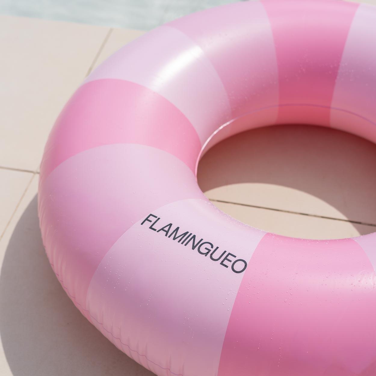 Flamingueo Bouée Gonflable PVC Donut Rose 5/7