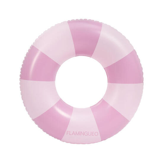 Flamingueo Bouée Enfant Gonflable Double Valve PVC Donut Rose