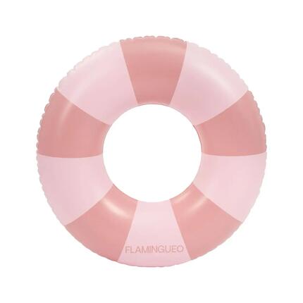 Flamingueo Bouée Enfant Gonflable Double Valve PVC Donut Rose