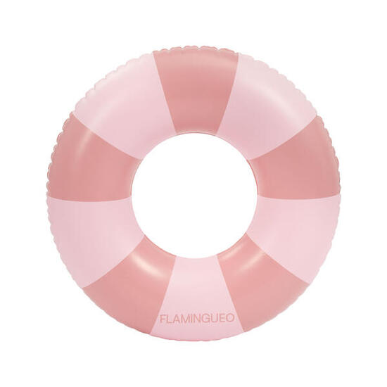 Flamingueo Bouée Enfant Gonflable Double Valve PVC Donut Rose