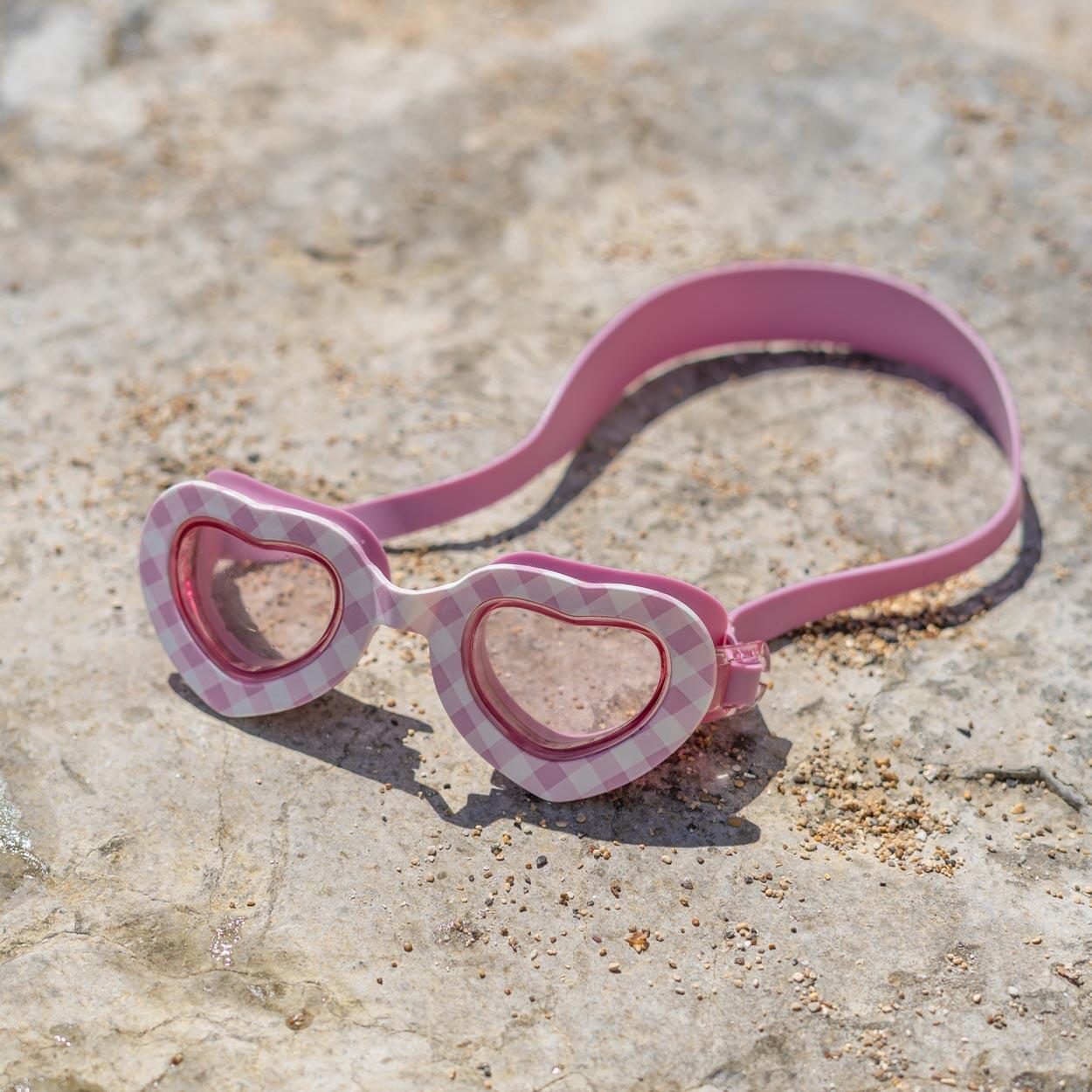 Flamingueo gafas natación infantiles antivaho morado 6/7