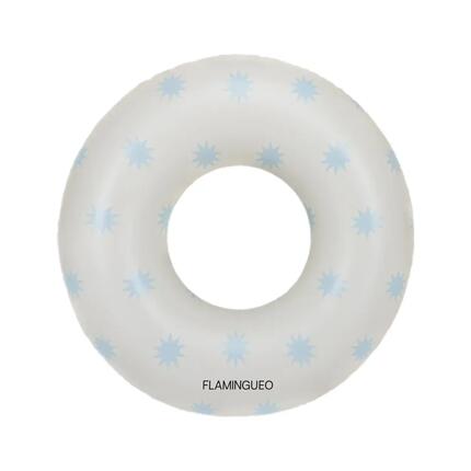 Flamingueo Giant Donut Float Stars PVC Beige Poolmatte