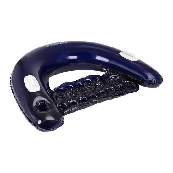 Flamingueo Bouee Piscine Chaise Flottante PVC Bleu