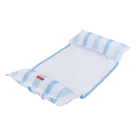 Flamingueo Bouée Hamac Premium PVC Avec Filet Bleu