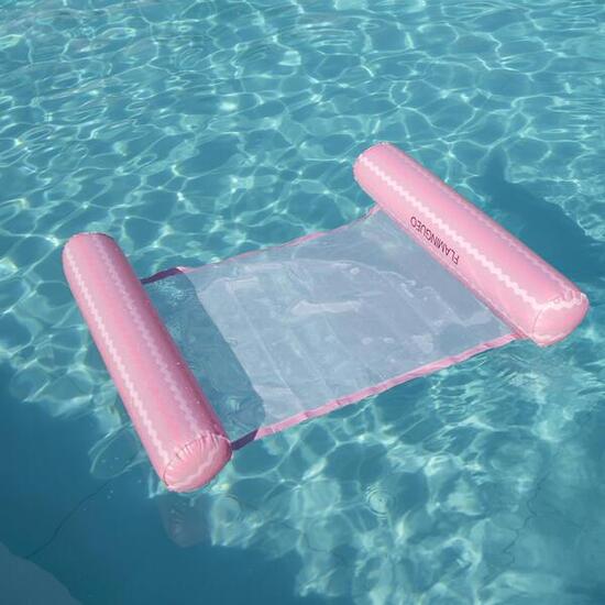 Flamingueo Poolmatte Hängematte PVC-rosa