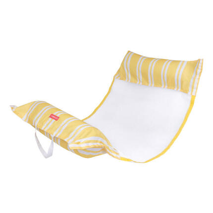 Flamingueo Poolmatte Gelbe PVC-Gitter