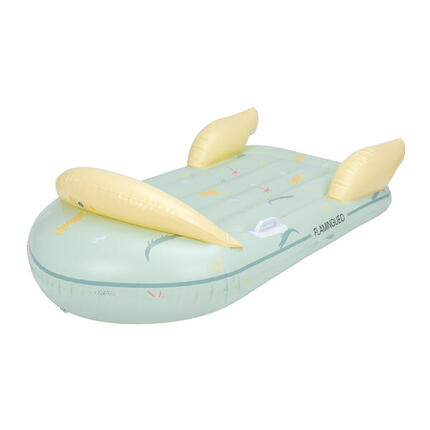Flamingueo Pool Float Kids PVC Green Liegestuhl