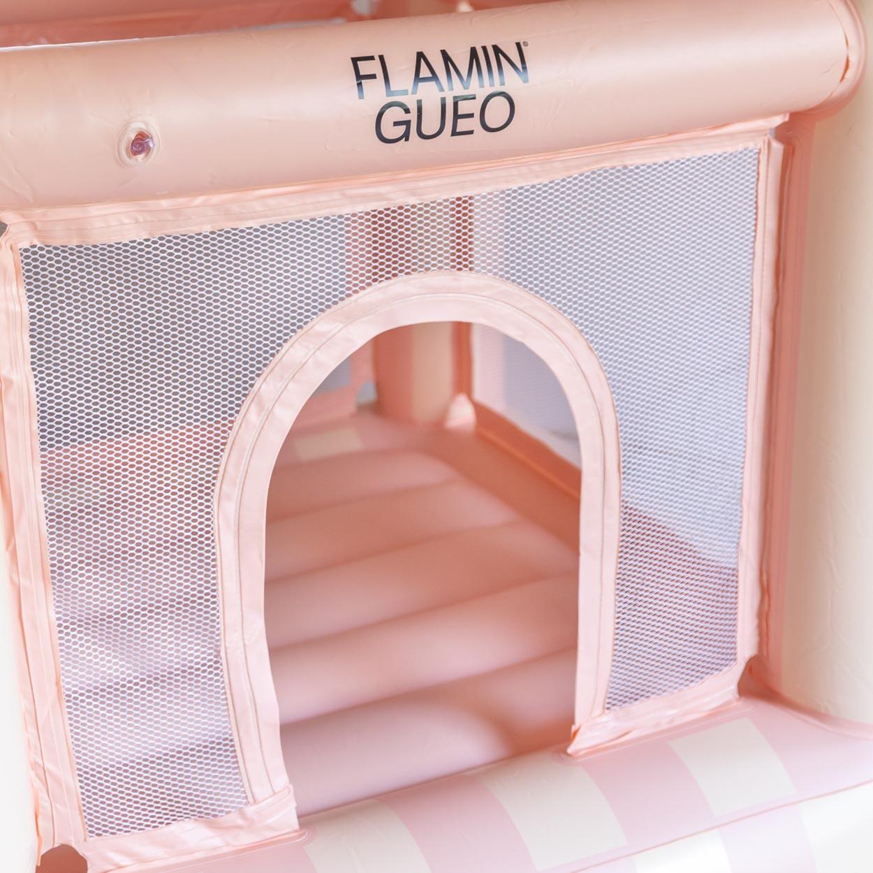 Flamingueo hinchable infantil rosa pvc bolsa transporte incluida 30kg 5/7