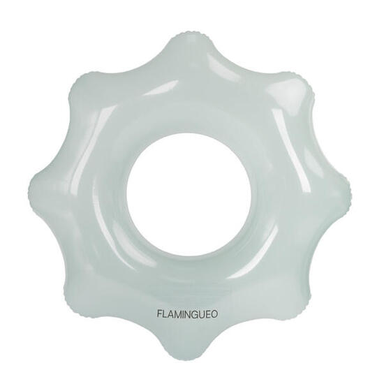 Flamingueo Giant Float Donut Glitter PVC Türkis Poolmatte