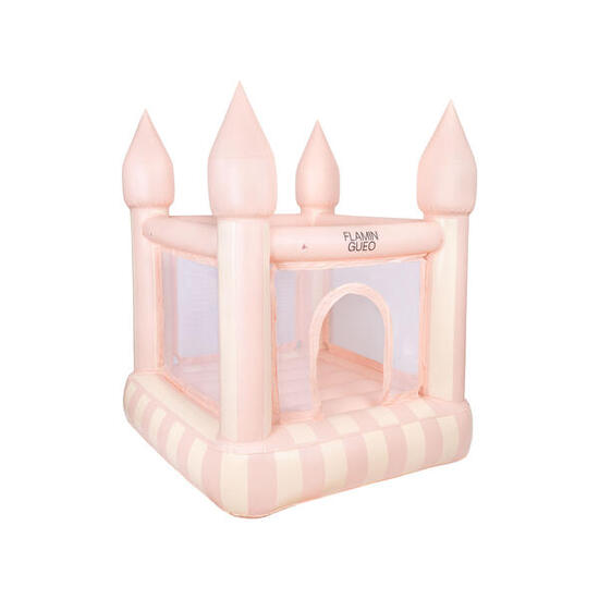 Flamingueo gonflable enfant rose pvc sac transport inclus 30kg