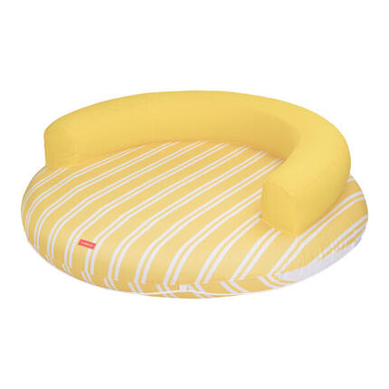 Flamingueo Bouee Piscine Matelas Gonflable PVC Jaune