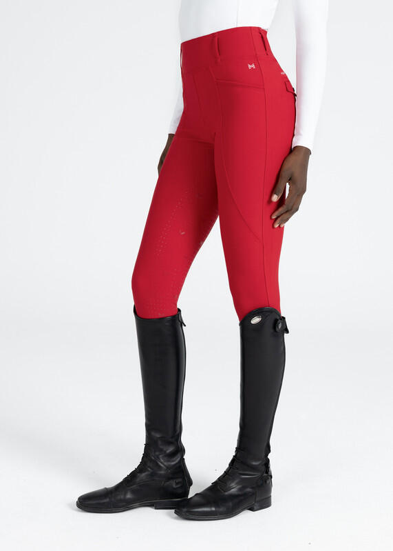 Leggings Pantalón Mujer Equitación Maximilian Pro Full Grip Granadina 2/7