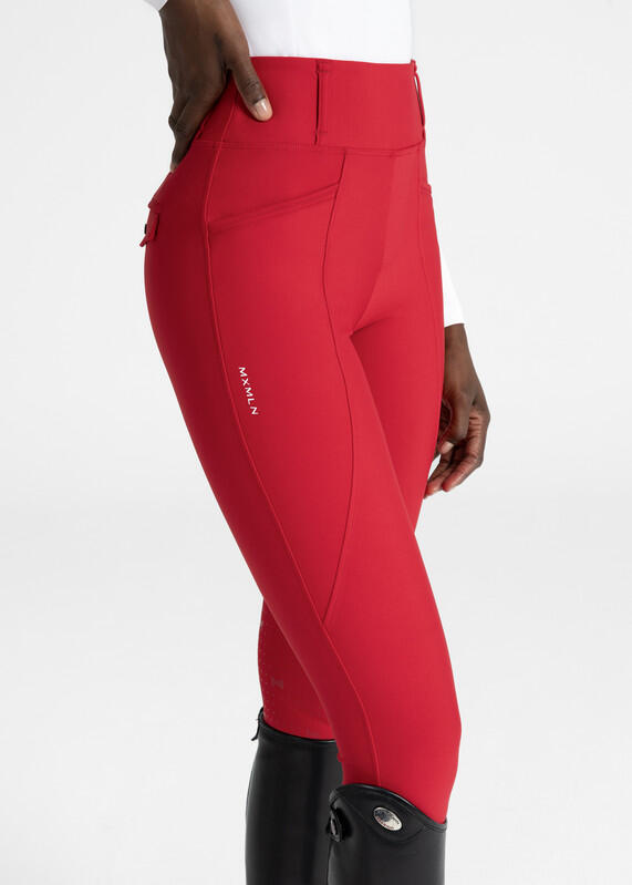 Leggings Pantalón Mujer Equitación Maximilian Pro Full Grip Granadina 5/7