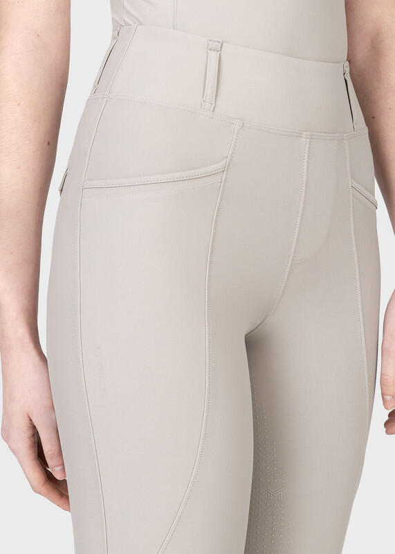 Leggings Pantalón Mujer Equitación Maximilian Pro Full Grip Topo Suave 5/7