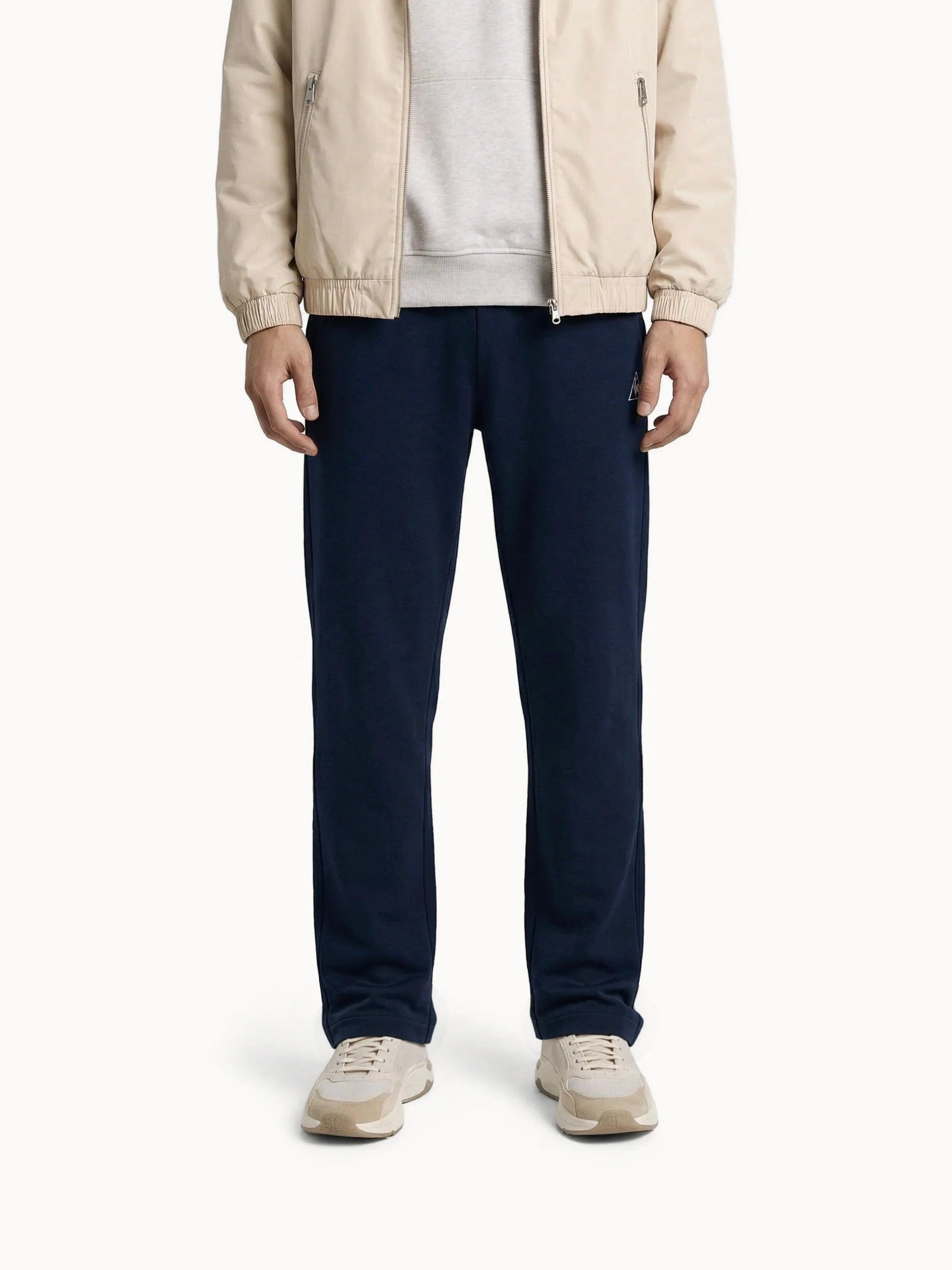 Pantalon relax en double face 1/6