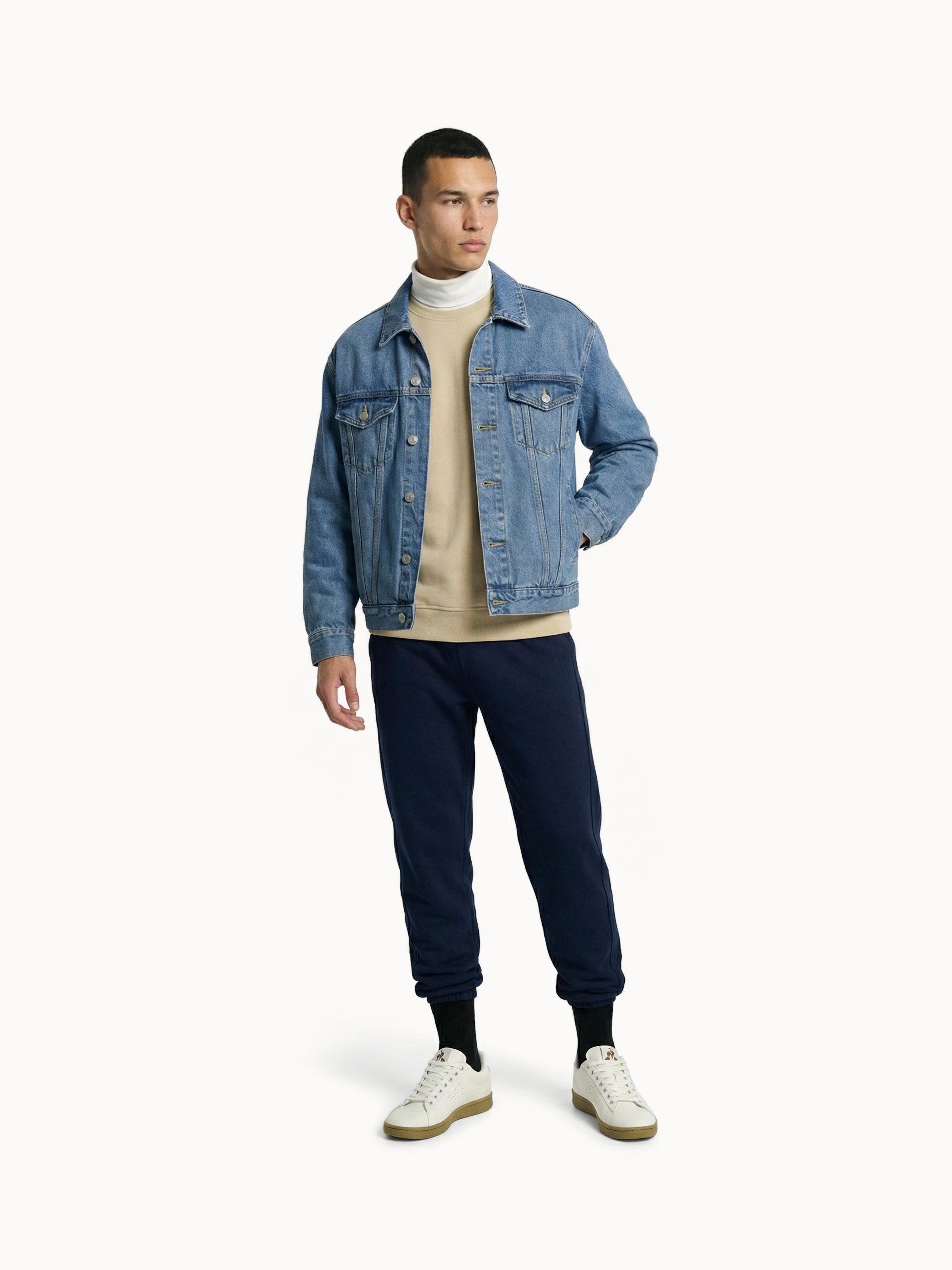 Pantalon relax en double face 5/6