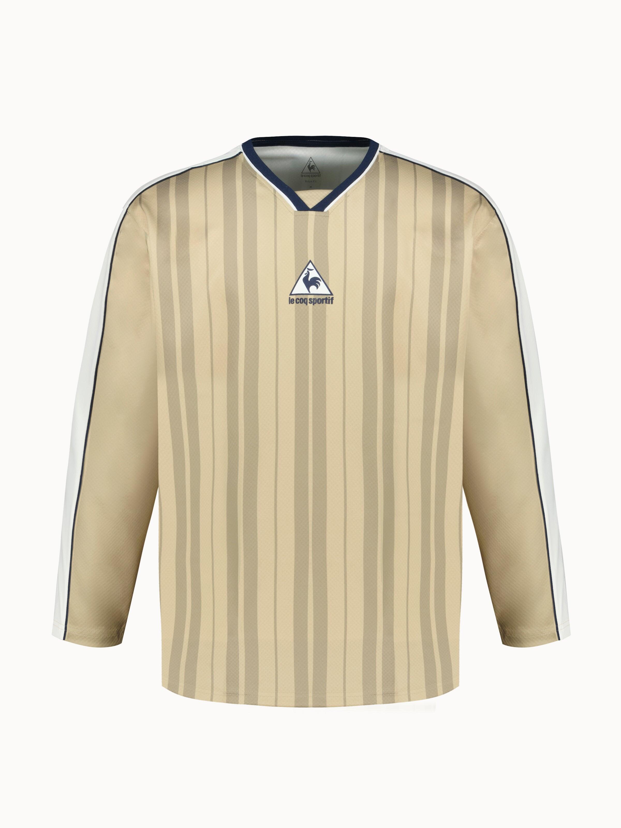 Maillot relax en double face avec bandes ton sur ton JERSEY 3/7