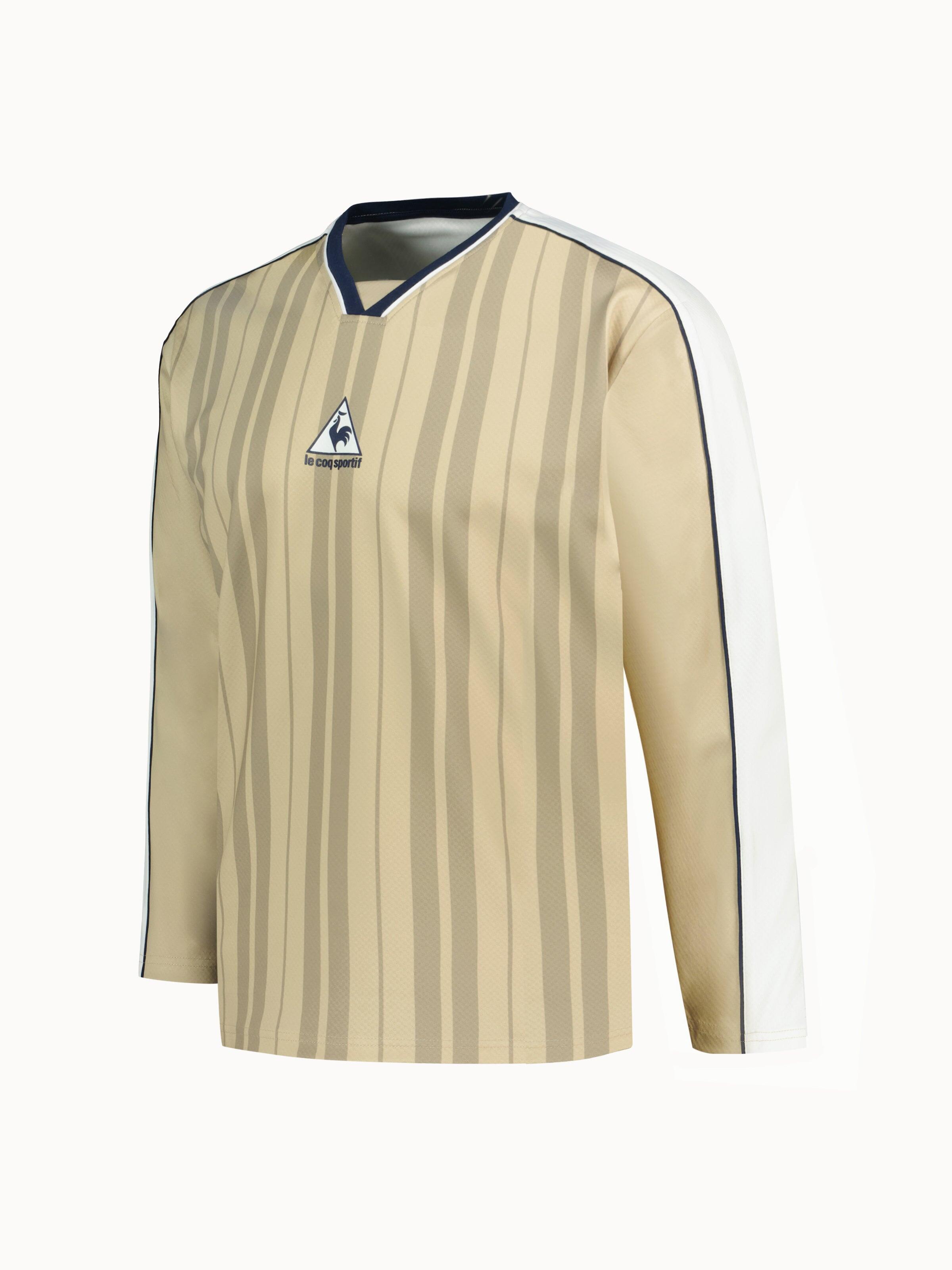 Maillot relax en double face avec bandes ton sur ton JERSEY 5/7
