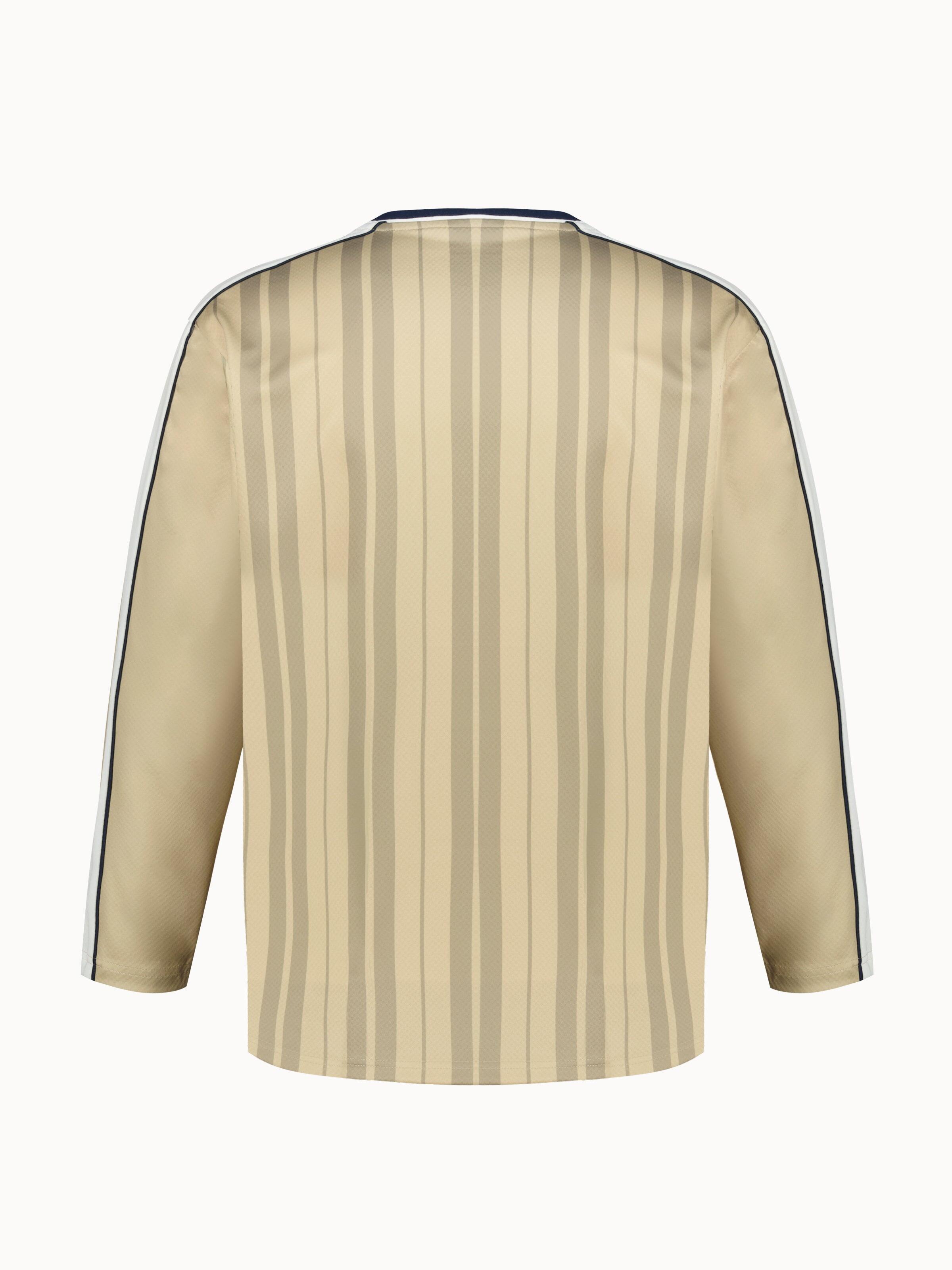 Maillot relax en double face avec bandes ton sur ton JERSEY 4/7