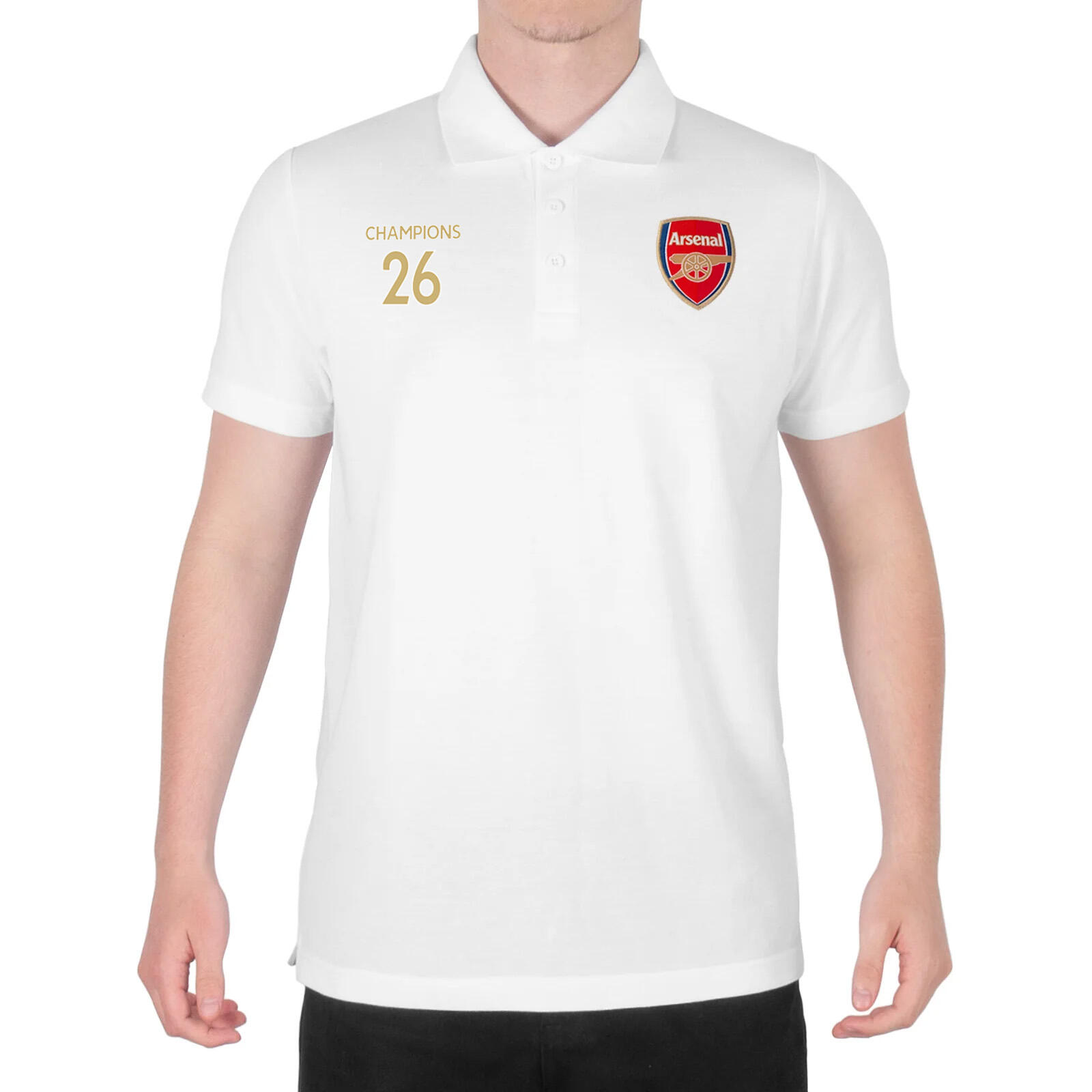 Arsenal FC Mens Polo Shirt Champions 2026 Final Official Football 