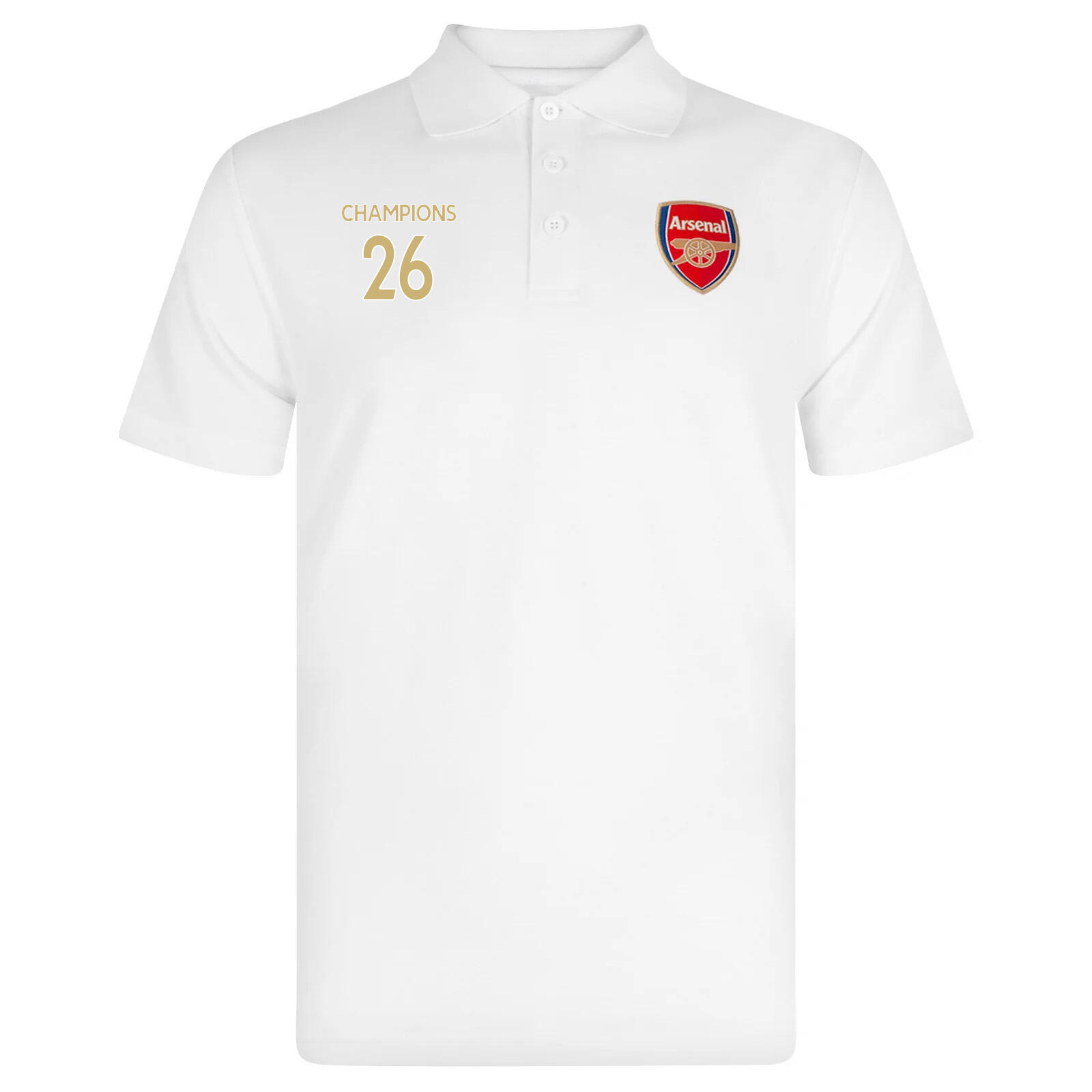 【新品】アーセナル ポロシャツ ホワイト アーセナル Champions 2026 ポロシャツホワイト