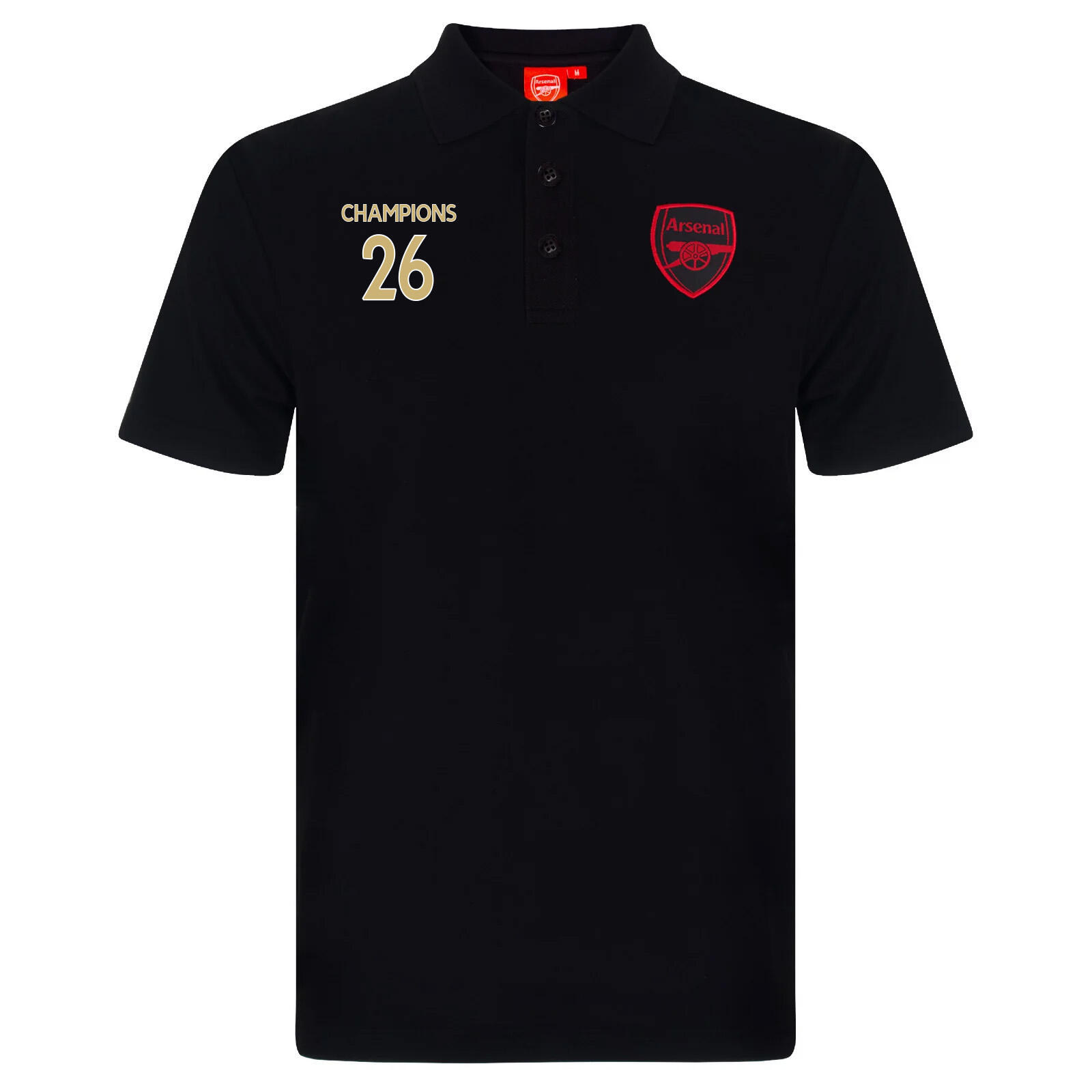 Arsenal FC Mens Polo Shirt Champions 2026 Final Official Football 
