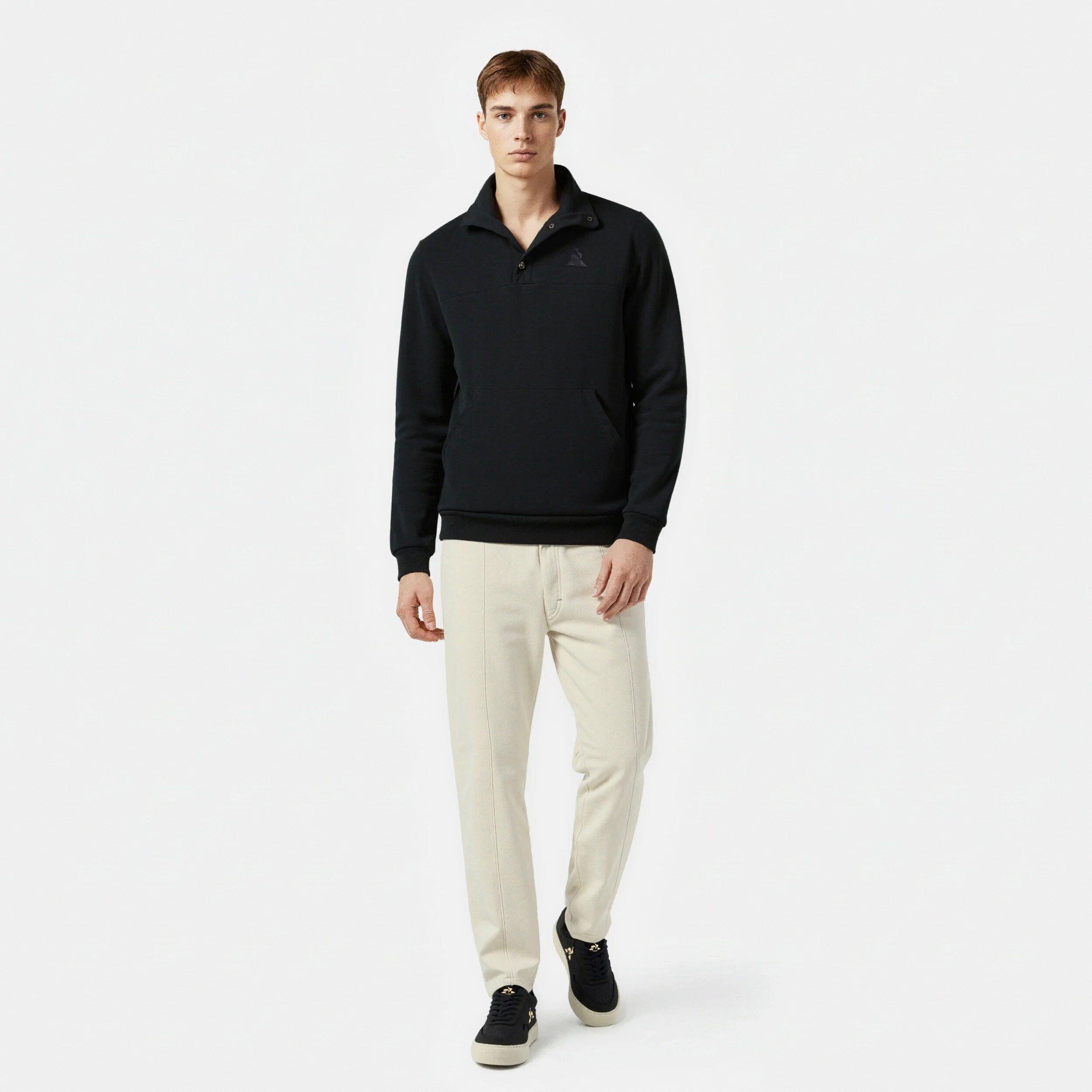 Sweat boutonné Essentiel en double face Essentiels ton/ton 3/7