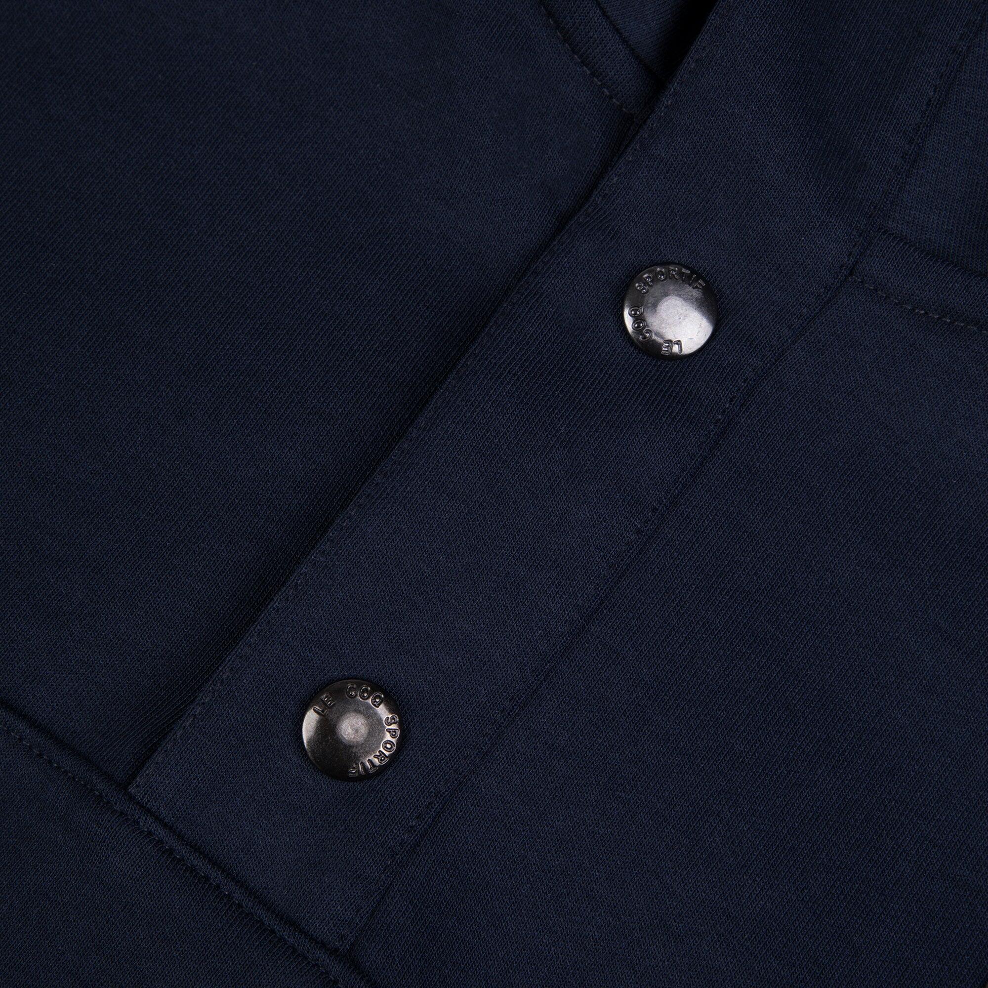 Sweat boutonné Essentiel en double face Essentiels ton/ton 7/7