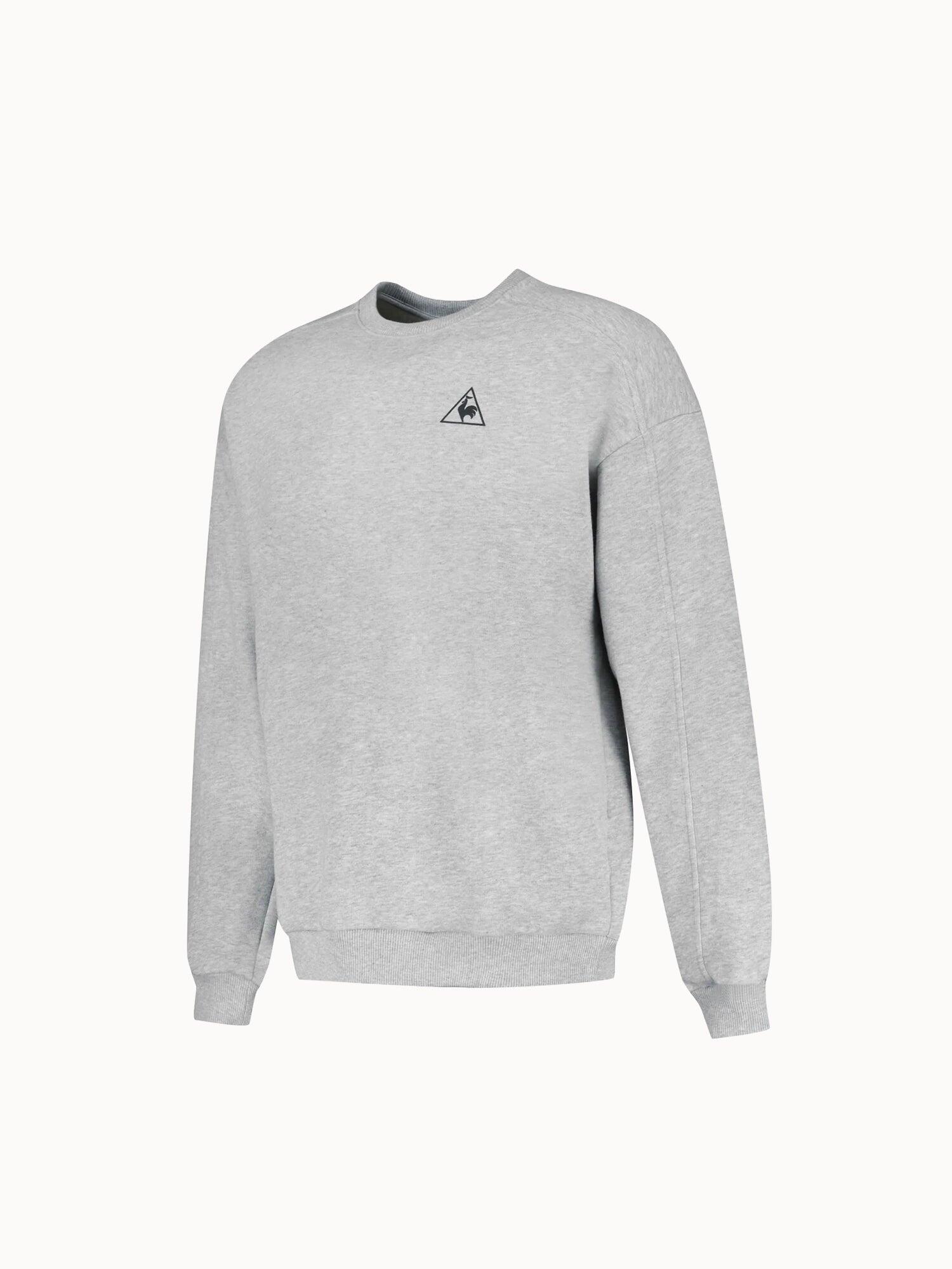 Sweat col rond relax en molleton gratté Contemporain 5/7