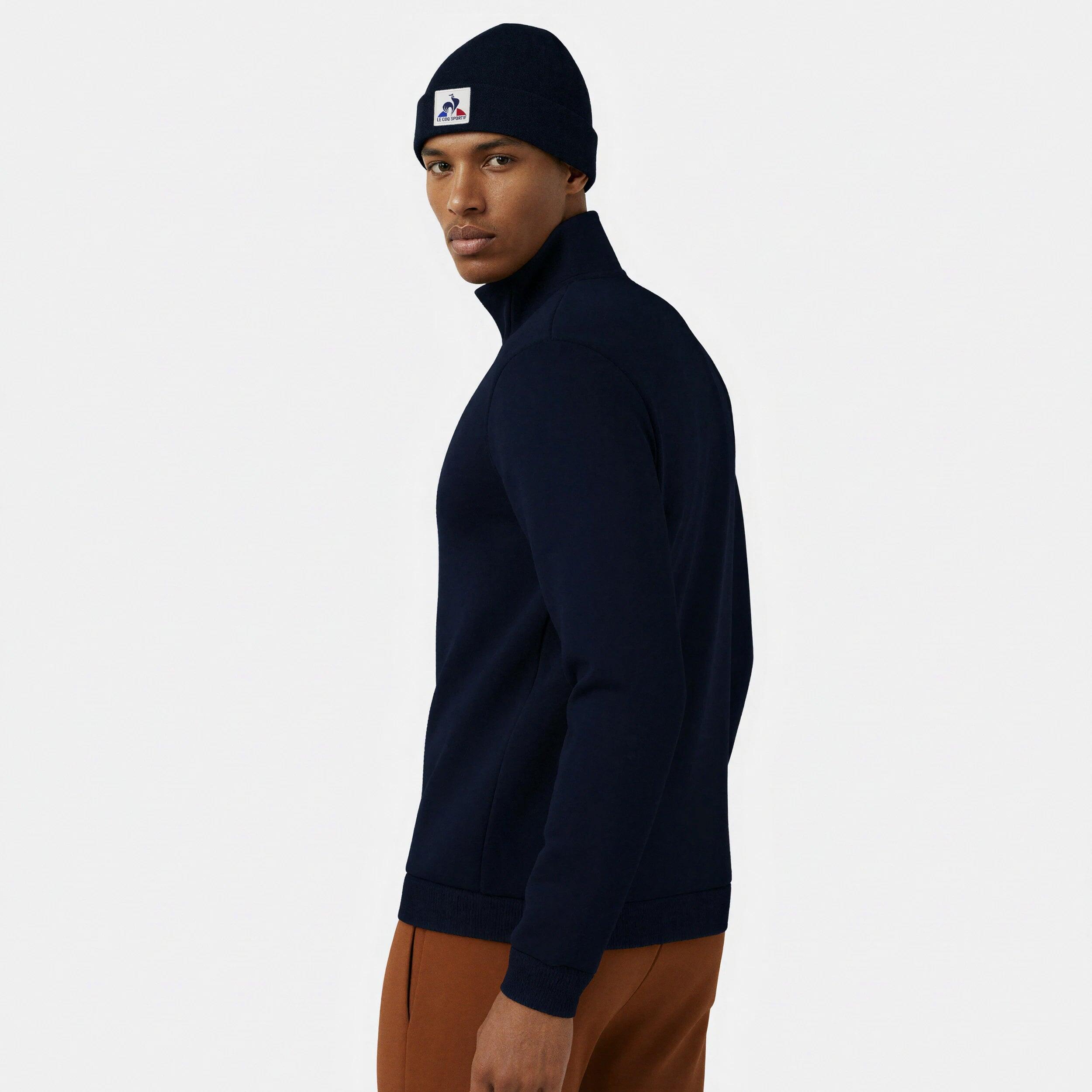 Sweat boutonné Essentiel en double face Essentiels ton/ton 4/7