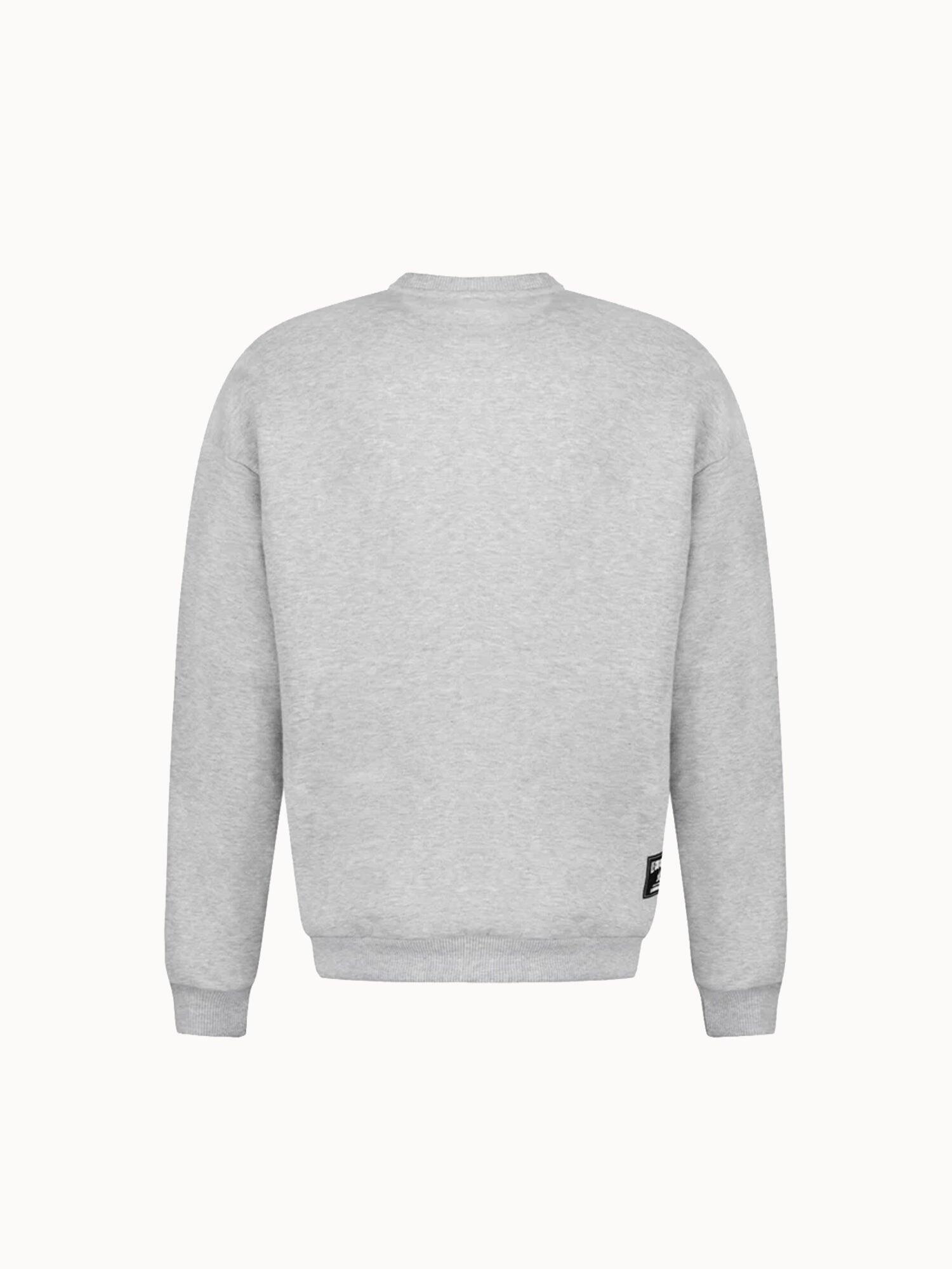 Sweat col rond relax en molleton gratté Contemporain 4/7
