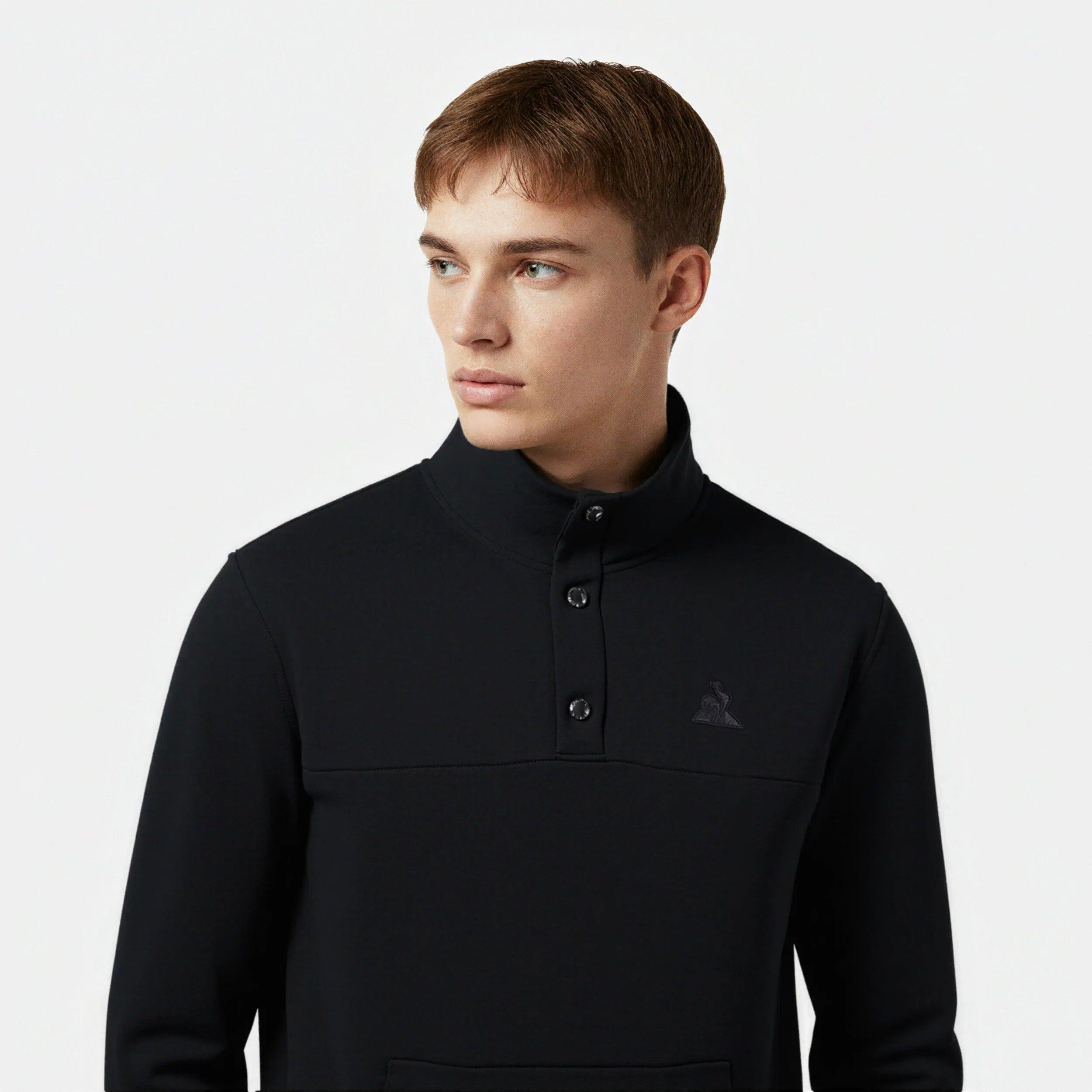 Sweat boutonné Essentiel en double face Essentiels ton/ton 4/7