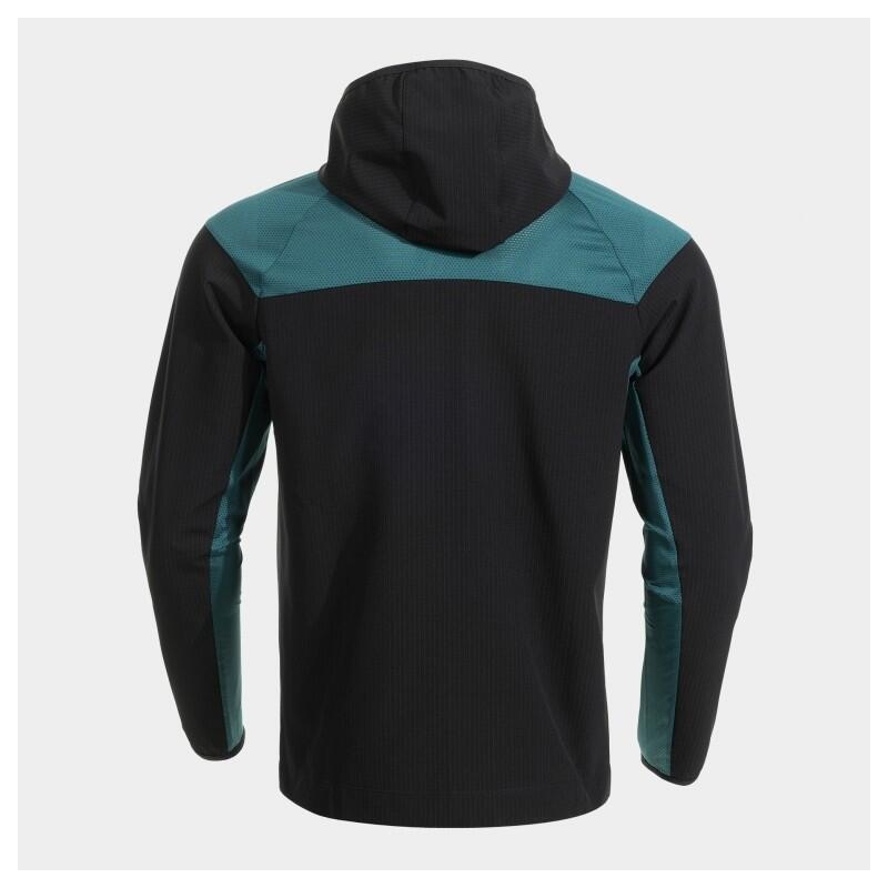 Joma Sudadera negra con cremallera y capucha 22685_32385 3/4