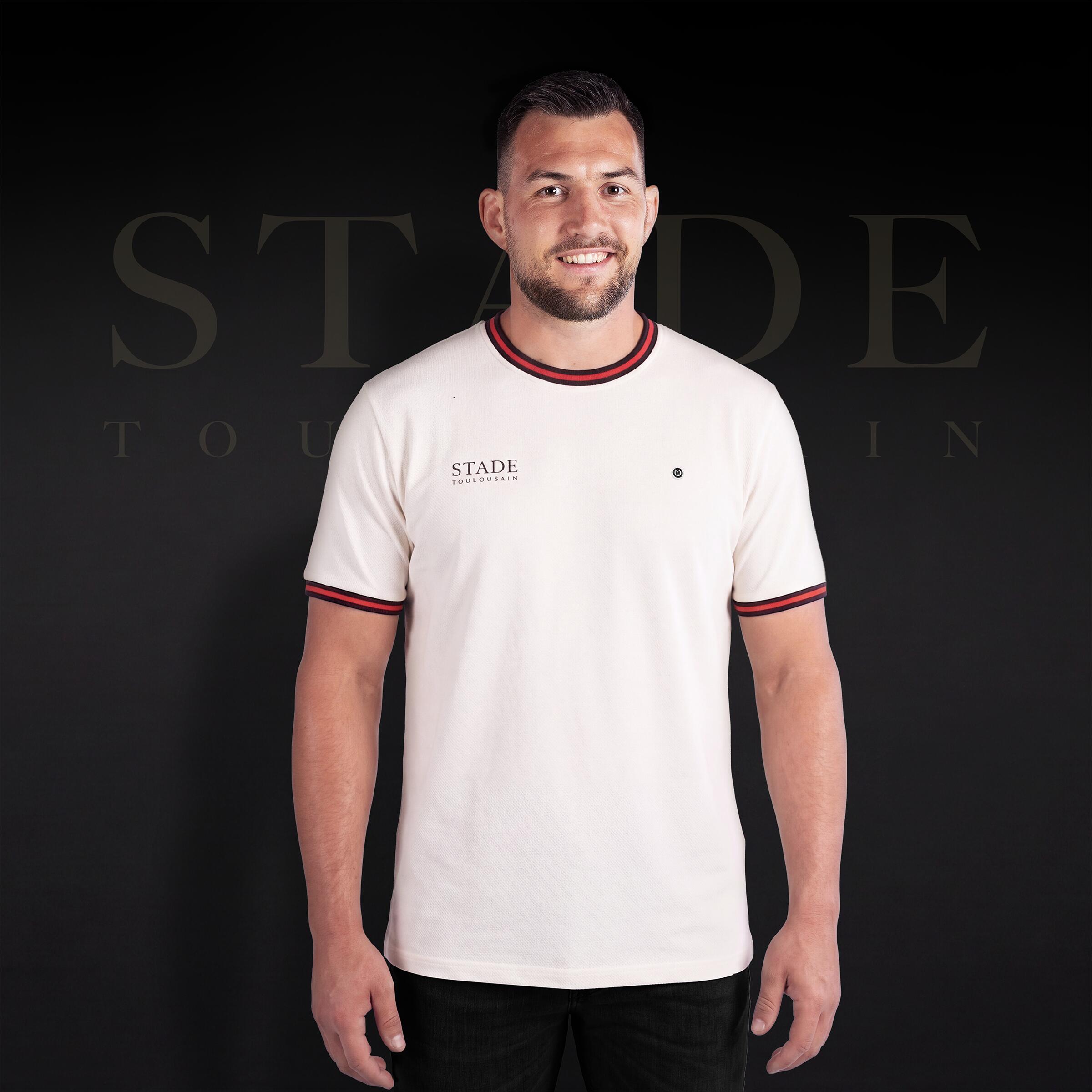 T-shirt "Stade" manches courtes blanc Stade Toulousain 2/5