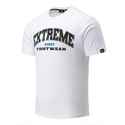 Katoenen t-shirt voor heren extreme hobby collage