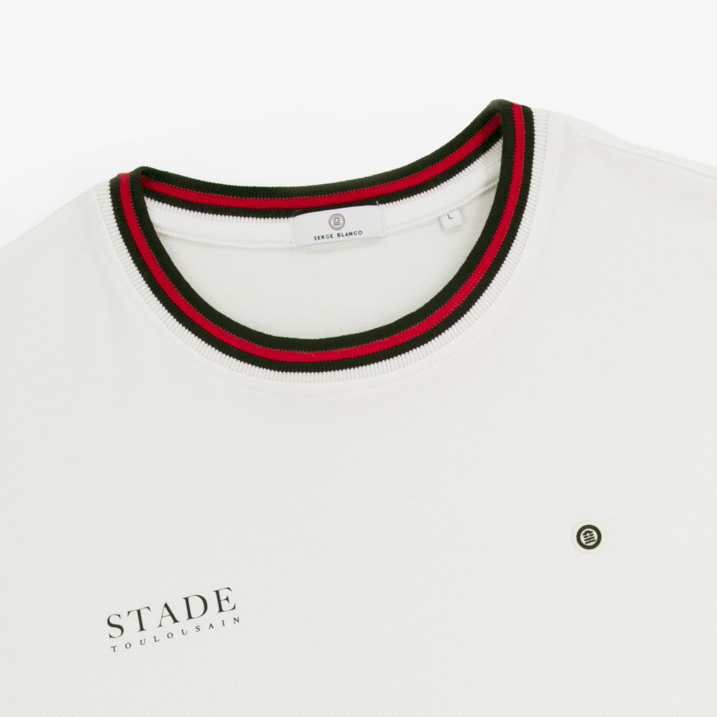 T-shirt "Stade" manches courtes blanc Stade Toulousain 4/5