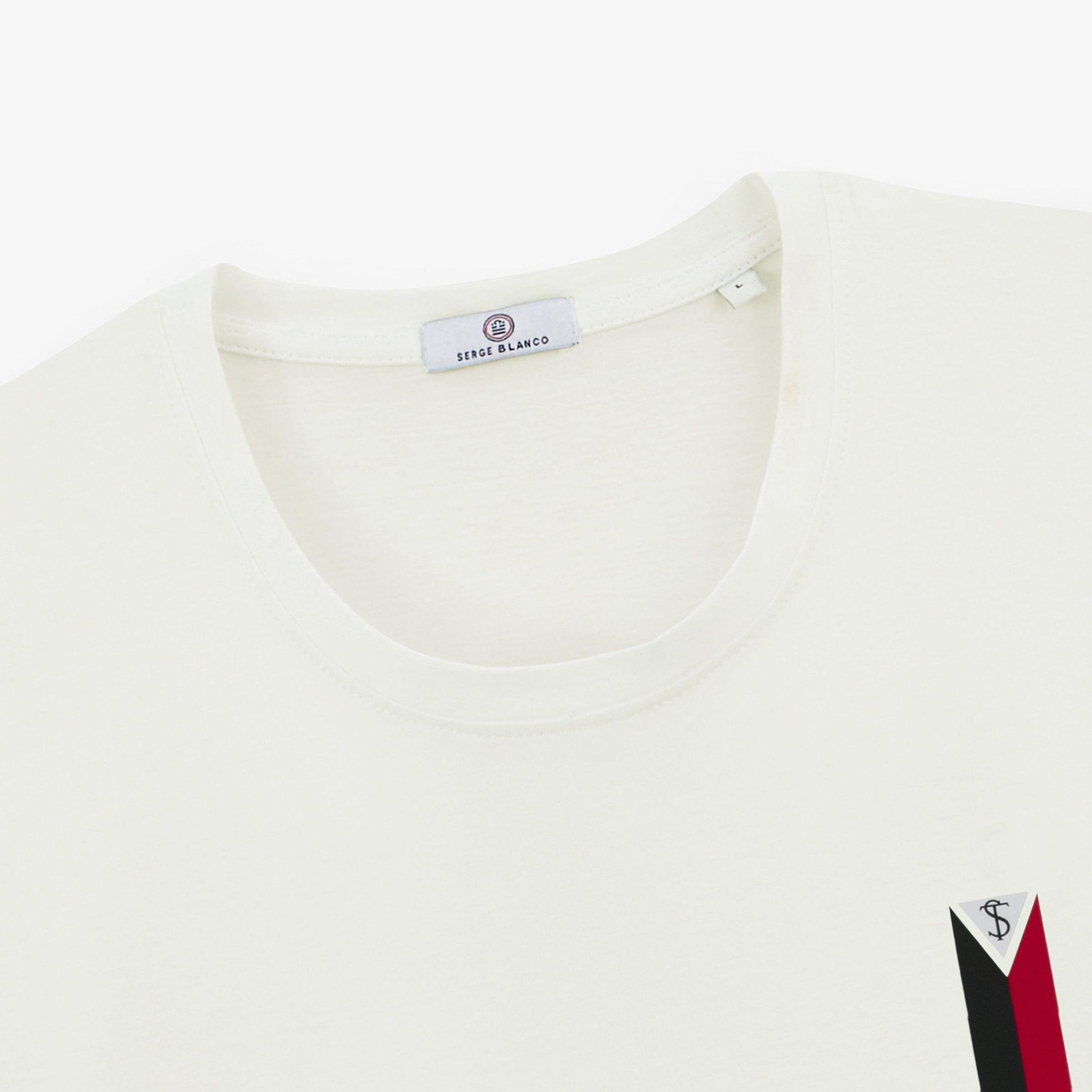 T-shirt "Vierge rouge" manches courtes en coton jersey blanc Stade Toulousain 4/7