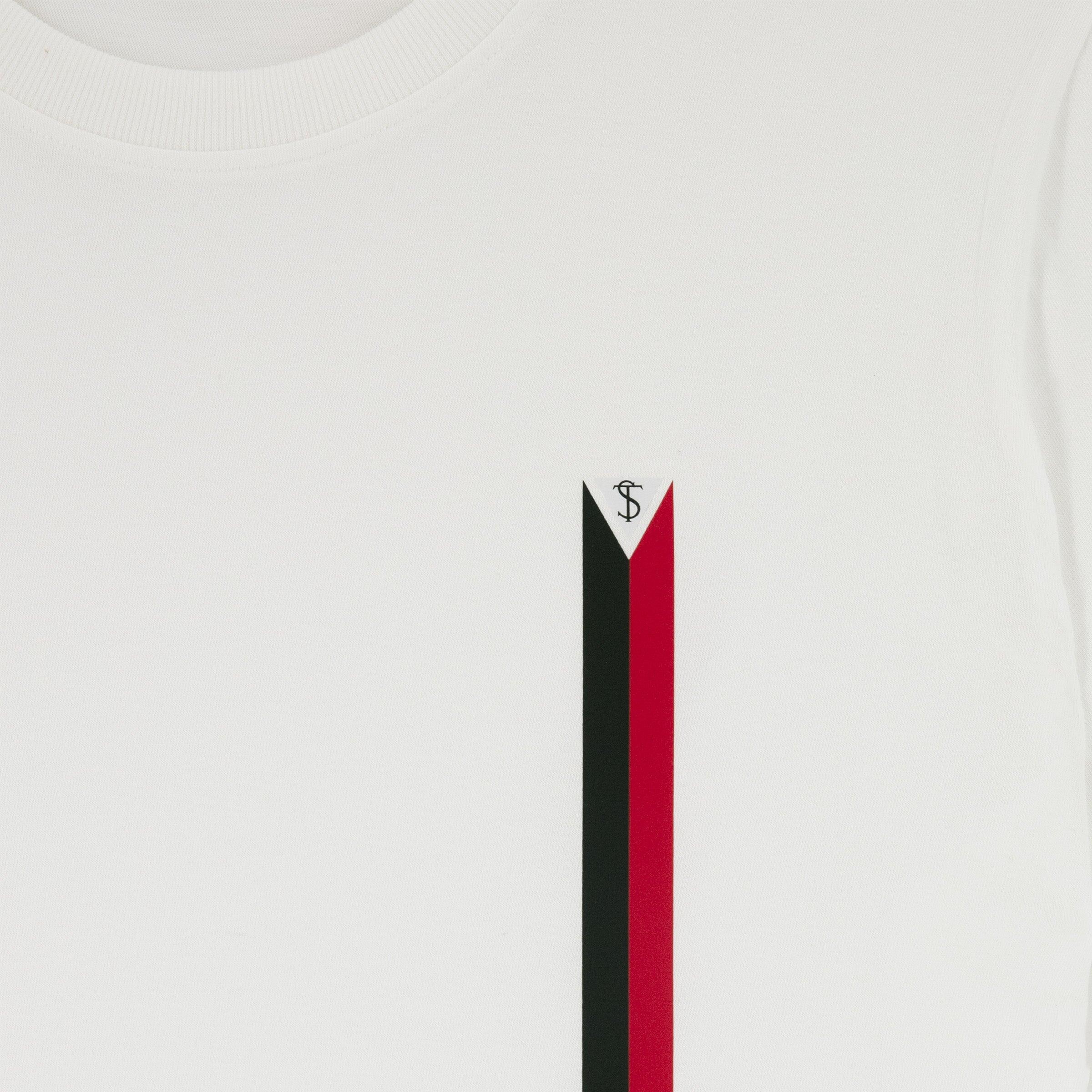 T-shirt "Vierge rouge" manches courtes en coton jersey blanc Stade Toulousain 6/7