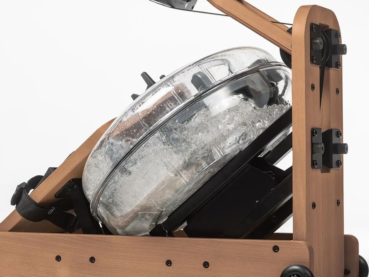 Seconde vie - Rameur à eau Nytta - en hêtre - connecté - Kinomap - Pliable 7/8