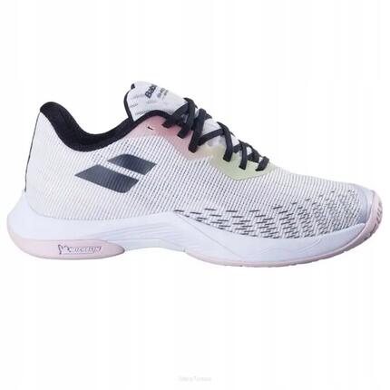 Chaussures - badminton - femme - shadow team 2 - blanc/bleu